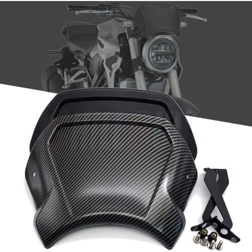 Motorcycle Cafe Racer WindScreen Windshield Deflector Visor Fit For HONDA CB650R 2019-2021 CB-650R NEO SPORTS CAFE CB1000R 18-20