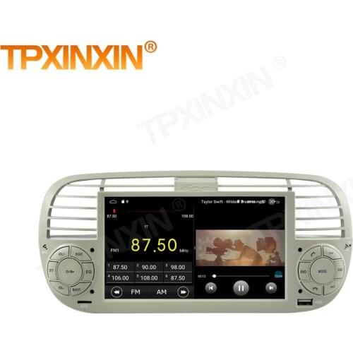 Android Radio Receiver Multimedia Stereo For Fiat 500 2007 2008 2009 2010 2011 2012 2013 2014 2015 GPS Auto Recorder Head Unit