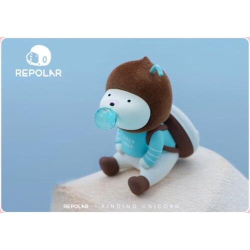 Blind box genuine looking for unicorn Repolar fruit coconut spit bubble tide toy tide play doll hand decoration
