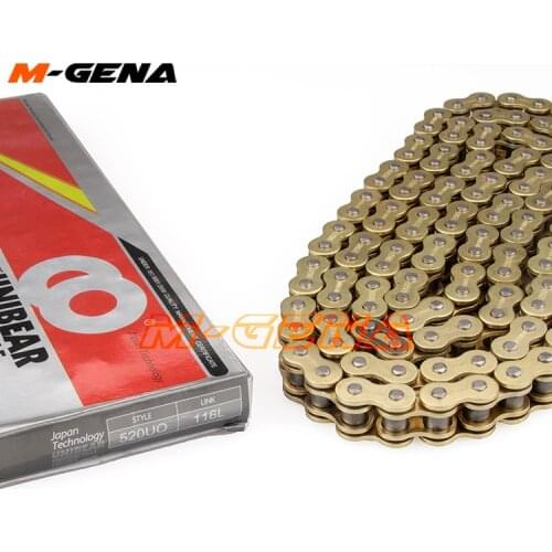 Facotry Selling UNIBEAR O-Ring High Quality Motorcycle Chain Sets For 428UO chain 136 Link 520UO 525UO 530UO chains 120 Links