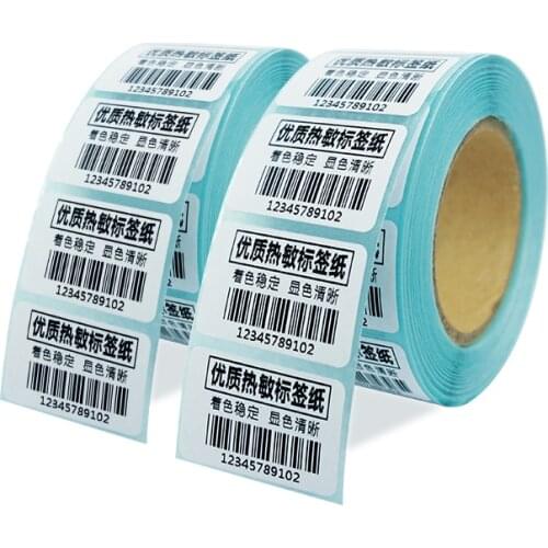 Direct Thermal Sticker 32mm x 25mm roll of 800pcs total 5600 labels (7 Rolls) TOP Coated thermal label roll