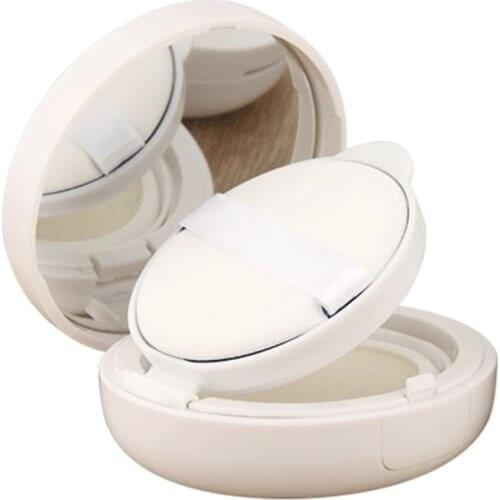 15g/0.5oz Empty Air Cushion Puff Box Portable Cosmetic Makeup Case Container with Powder Sponge Mirror for BB Cream