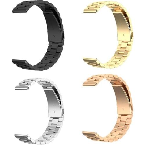 20mm Stainless Steel Watchband Business Adjustable Bracelet Strap Smart Watch Accessories for Huawei Honor Magic Watch 2 42mm
