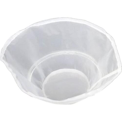 160 Mesh Reusable Fine Mesh Wine Strainer Juice Soy Milk Nut Milk Tea Nylon Filter Bag Bowl Shape Food Coffee Filter