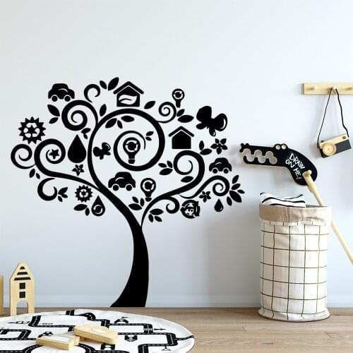 Modern Creative Tree Wall Sticker Home Decor Decoration For Childrens Room Wall Art Sticker Murals naklejki