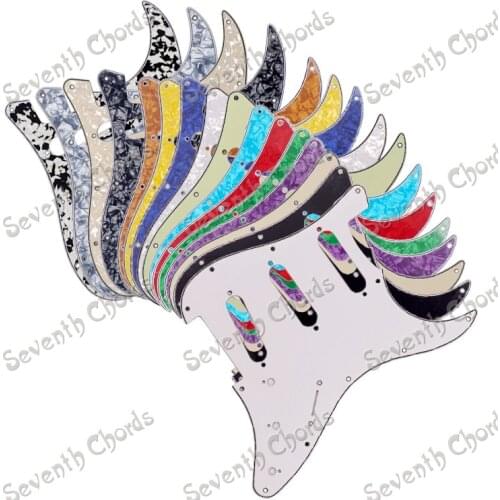 SSS 3 Ply 11 Holes ST FD Electric Guitar Pickguard Anti-Scratch Plate - Multicolor for choose