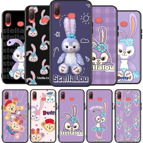 Stellalou rabbit for Samsung Galaxy A9 A8 Star A750 A7 A6 A5 A3 Plus 2018 2017 2016 Silicone Black Phone Case Soft Cover