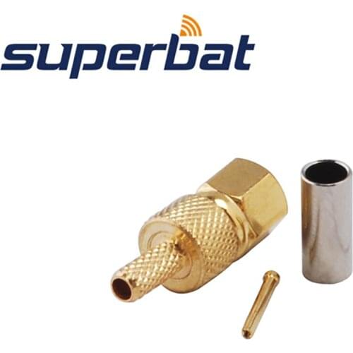 Superbat SMC Plug (female pin) Crimp for RG174 RG179 RG316 Cable RF Coaxial Connector