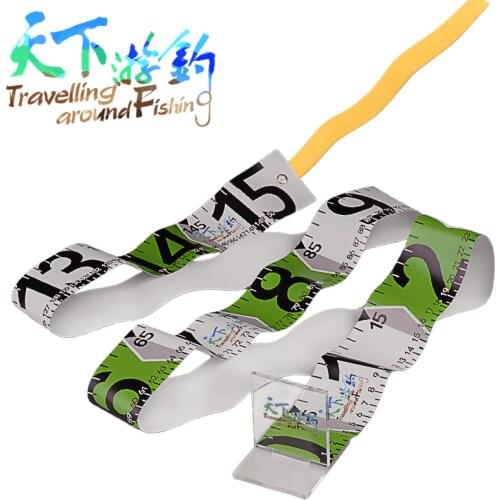 TAF 150cm x 5cm Waterproof Fish Measuring Ruler Accurate Fishing Measuring Tape PVC Fishing Ruler Measurement Carp Tackle Tool