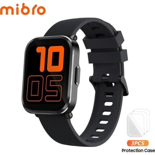 Mibro Color Smart Watch 5ATM Waterproof Fitness Tracker 15 Sports Modes BT5.0 Smartwatch Sports Activity Tracker Smart Bracelet