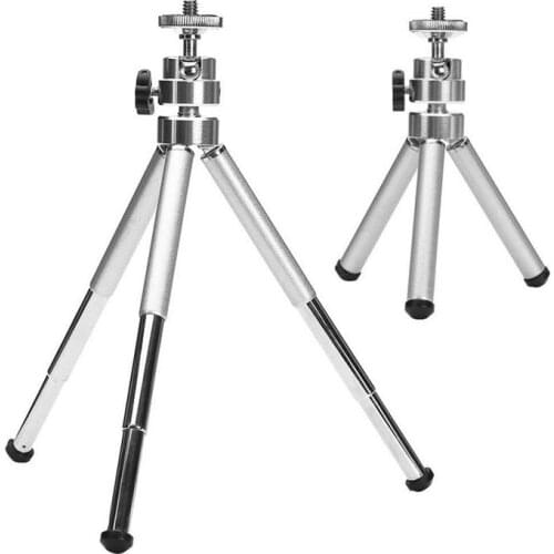 1PC Mini Aluminum Alloy Desktop Tripod 2 Section Stand Holder for Projector Camera