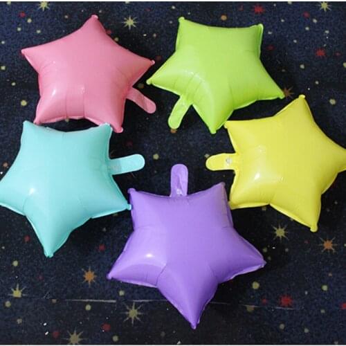 1PC New 18inch five-pointed star heart-shaped aluminum balloon childrens holiday party decoration inflatable balloons