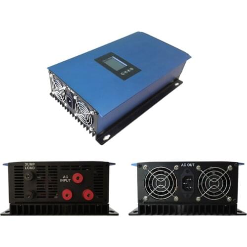 1000W Wind Power Grid Tie Inverter with Dump Load Controller/Resistor for 3 Phase 24V 48V AC Wind Turbine Generator