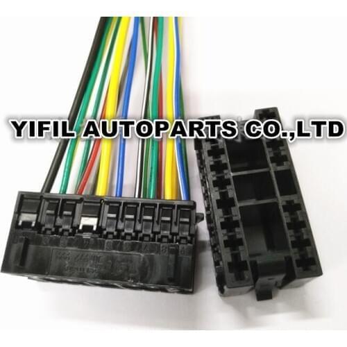 17 Pin/Way Headlight Headlamp Switch Plug Connector With Cable Wire Pigtail For Volkswagen VWJetta Golf MK4 Beetle 1J0 972 999