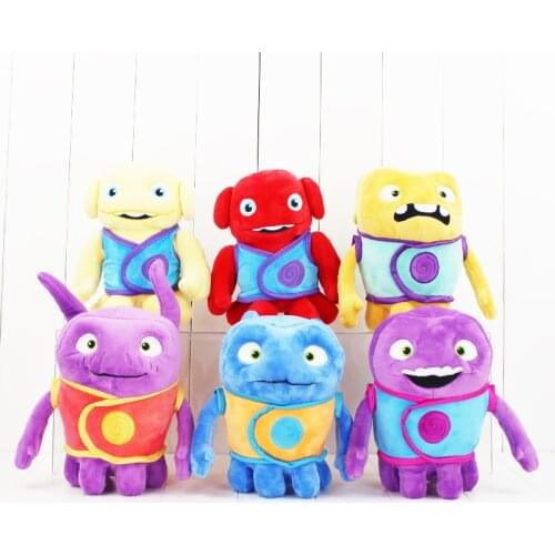 20cm Home Oh Alien Plush Cartoon Doll Toy Hot Movie Home Oh Boov Alien Captain Smek Plush Doll cartoon soft stuffed Dolls Toy