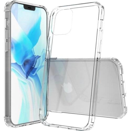 For iPhone 12 12Pro 12 Pro Max Case Hard PC Acrylic Clear Hybrid Crystal Phone Cover For iphone 12 Pro Max mini Case 2020 Coque