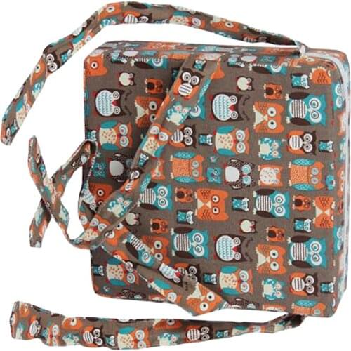 Children Kids Dining Chair Booster Cushion Baby Seats, Gray Animal Printing