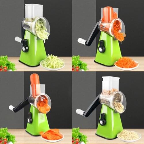 Food Crusher Cheese Grater for Vegetable Cutter Multi Slicer Shredder Cabbage 3 In 1 Chopper Kitchen Accessories Salad Spinner