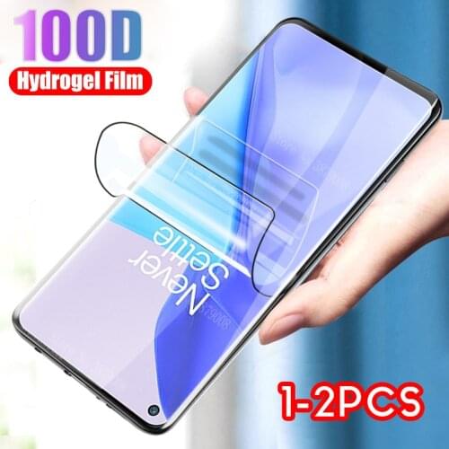 1-2pcs Hydrogel film For OnePlus 9 9 pro 9pro R One Plus 9r r9 1+9 9 pro oneplus9pro phone Screen Not Glass protective film