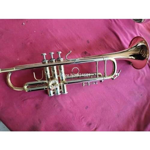 Hot Selling Bb Tune Trumpet Phosphor Bronze Material Professional Music Instruments With Casee Free Shipping