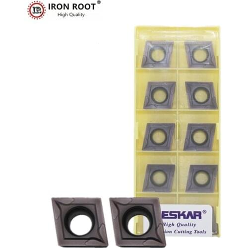 10P CCMT060204 LF6018 / CCMT0903 / CCMT120408 LF6018 CNC Lathe Tool Turning Carbide Insert For stainless steel