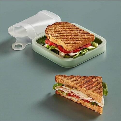Sandwich Toast Bento Box Outdoor Lunch Box Toast Afternoon Tea Bento Box Student Office Worker Lunch Box