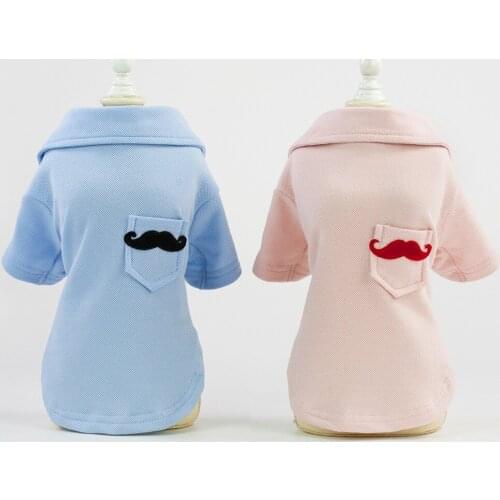 Candy Color Summer Dog T-shirt Pure Cotton Dog Clothes for French Bulldog Soft Breathable Pet Costume 2021 Fashion Hot Sale