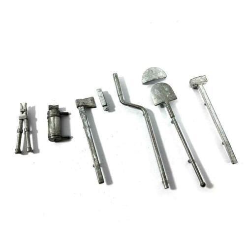 MATO Model 1228 RC Tank 1/16 King Tiger Metal Tool Set Axe Shovel Hammer MT256 TH17984-SMT4
