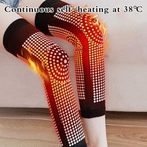 Winter Self-Heating Knee Protector Wormwood Hot Compress Cold Protection Knee Sleeve for Men Women TUE88