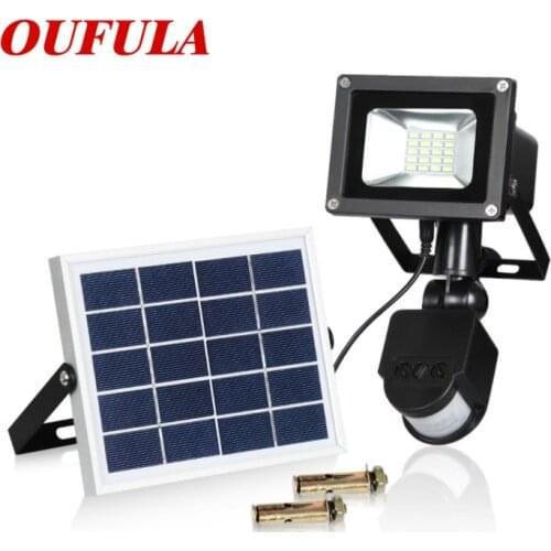 Solar Wall Spot Light 10w Courtyard Garden Lawn Light Outdoor Waterproof Lighting Flood Light Street Light