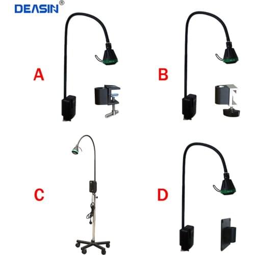 35W Table Wall Guide Rail Clip Surgical Medical Examination Light Lamp Gynaecology Dental Oral ENT PET Beauty