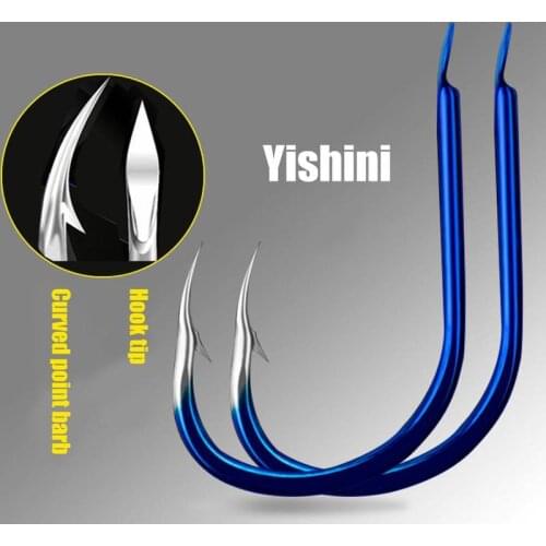The fish hook has barbed high carbon fish hook Steel fish hook high carbon carp hook Japanese-style seawater fishing Ansuo