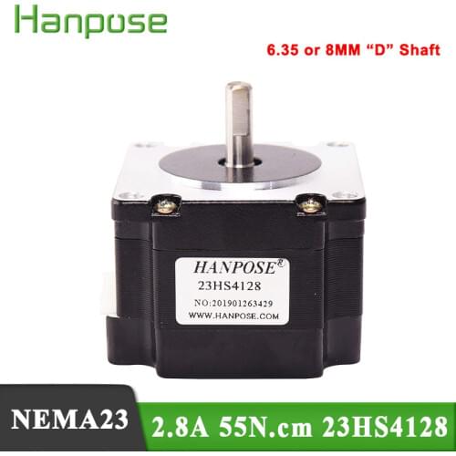 Nema23 stepper motor 23HS4128 CNC stepping motor 41mm 2.8A 55N.CM motor For 3D instrument accessories