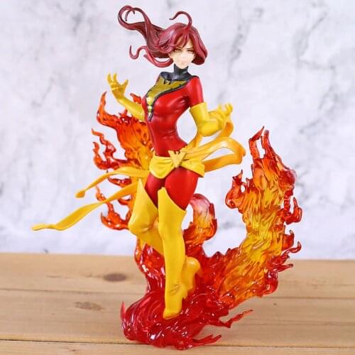 Bishoujo Statue Dark Phoenix Lady Deadpool Harley Laura Kinney Supergirl Spider Woman Psylocke Figure Doll