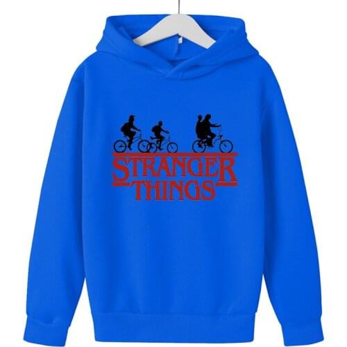 Stranger Things Hoodie boy/girl Sweatshirts Kawaii Oversized Harajuku Hip Hop funny Long sleeve Pullover Childrens clothing