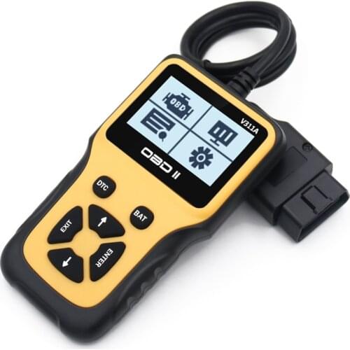 V311A OBD Code Reader OBD2 Scanner Car Check Engine Fault Diagnostic Tool Automotive Scanner Multi Language Live Data Read VIN