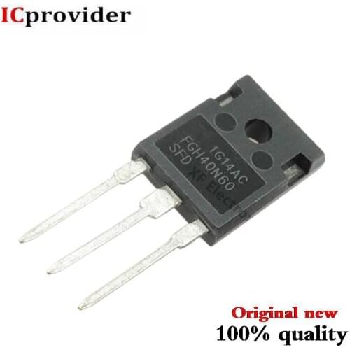 10pcs/lot FGH40N60SFD FGH40N60 40N60 IGBT 600V 80A 290W TO-247