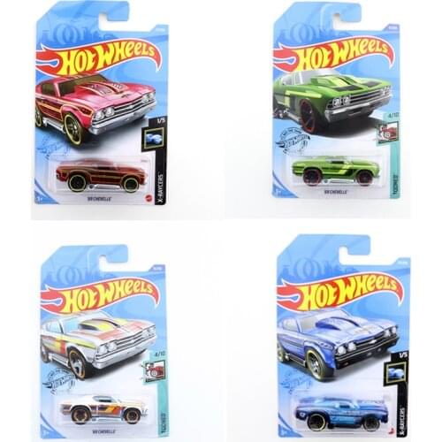 2020-15 2021-77 Original Hot Wheels Mini Alloy Coupe 69 CHEVELLE 1/64 Metal Diecast Model Car Kids Toys Gift