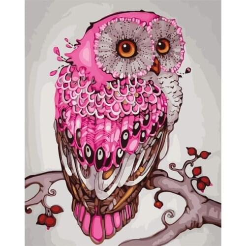 5D DIY Diamond Painting Owl Animal Full Drill Cross Stitch Diamond Embroidery Art Gift DIY Kits Home Decor Gift