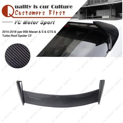 Car Accessories Carbon Fiber Roof SpoilerFit For 2014-2018 Porsche Type 95B Macan & S & GTS & Turbo Roof Spoiler Wing