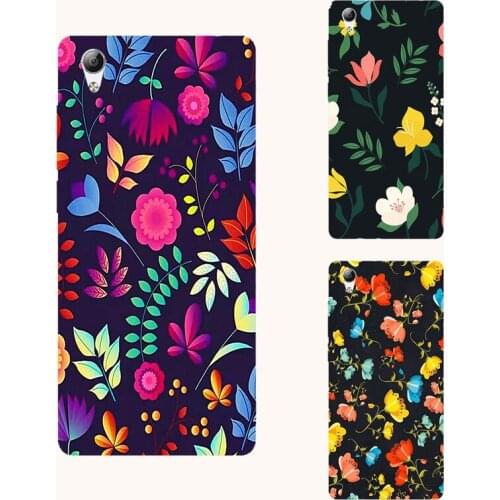 Flower butterfly cat floral leaves silicone phone case For Vivo Y1s Y35 Y37 Y53 Y53i Y55 Y55s Y69 Y71 Y71i Y81 Y81i Y83 Y90