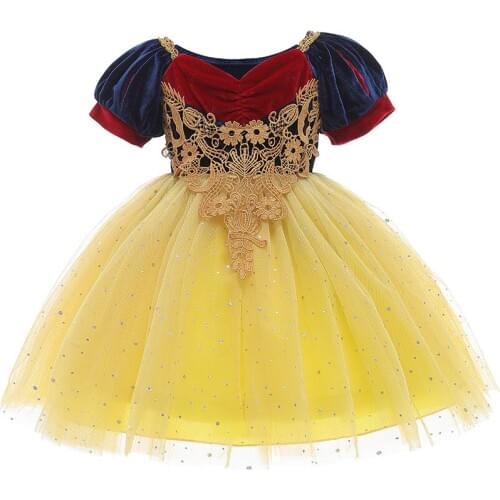 Children Clothing Autumn And Winter Christmas New Girl Princess Dress Birthday Party Dresses Pettiskirts Baby Dress For Girl 1st