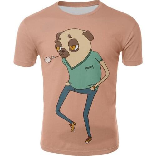 Kids Girl Camisetas T shirts Baby Boys Clothes Tops 3D Pug Dog Husky Graphic Cartoon T-shirts Camiseta Tshirt Shirts Mujer Shirt