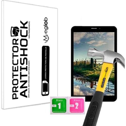 Screen protector Anti-Shock Anti-scratch Anti-Shatter compatible with Tablet Majestic TAB-658
