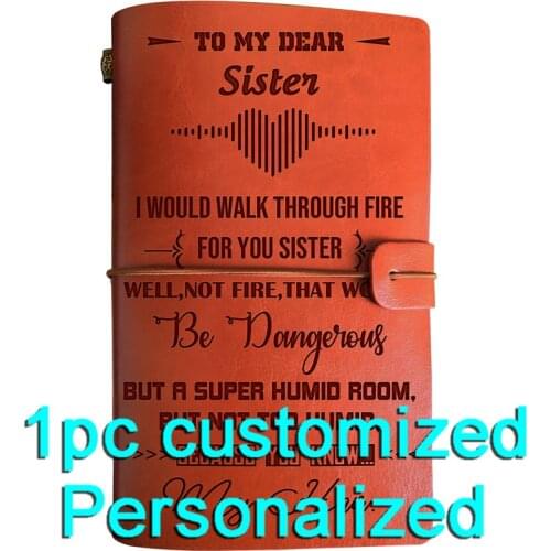 Engraved Leather journal personalized graduation gifts for BJ053 Customized Notebook A5 Dropshipping Supplier US Store Diary