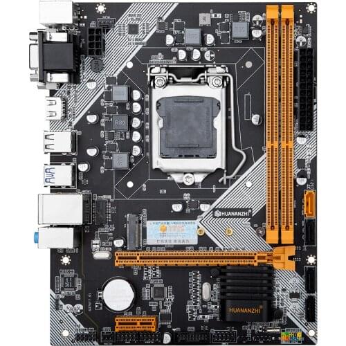 HUANANZHI B75 M-ATX Motherboard support Intel LGA i3 i5 i7 E3 LGA 1155 with Dual Channel DDR3 Memory 1333/1600MHz 16GB SATA3.0