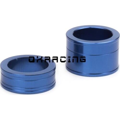 Motorcycle CNC Aluminum Front Wheel Hub Spacers For YAMAHA YZ250 YZ450 YZ250FX YZ450FX