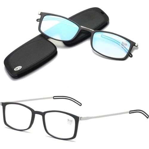 New blue-proof reading glasses for men and ultra-thin portable reading glasses for women