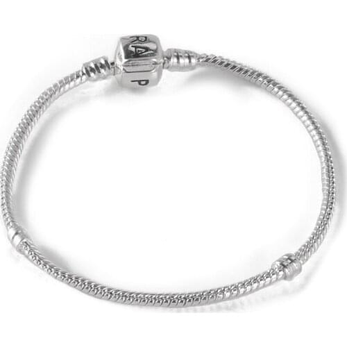 Pan Bracelet Letter Crown Snake Bone Chain Transfer Bead Bracelet DIY Beaded Basic Chain Plating Bracelet
