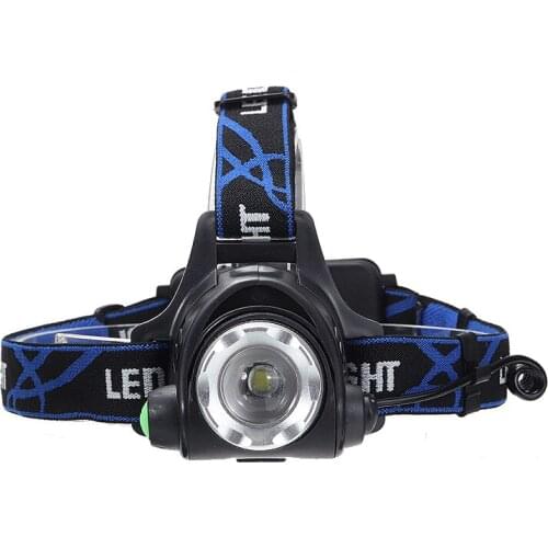 Rechargeable T6LED Flashlight Work Zoom Headlamp Head Light 90000LM Adjust Torch Lamp Bulbs USB Rechargeable LED Headlamp